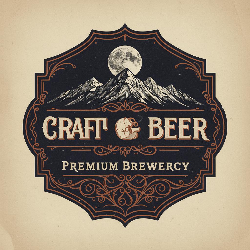 Night Ridge label illustration