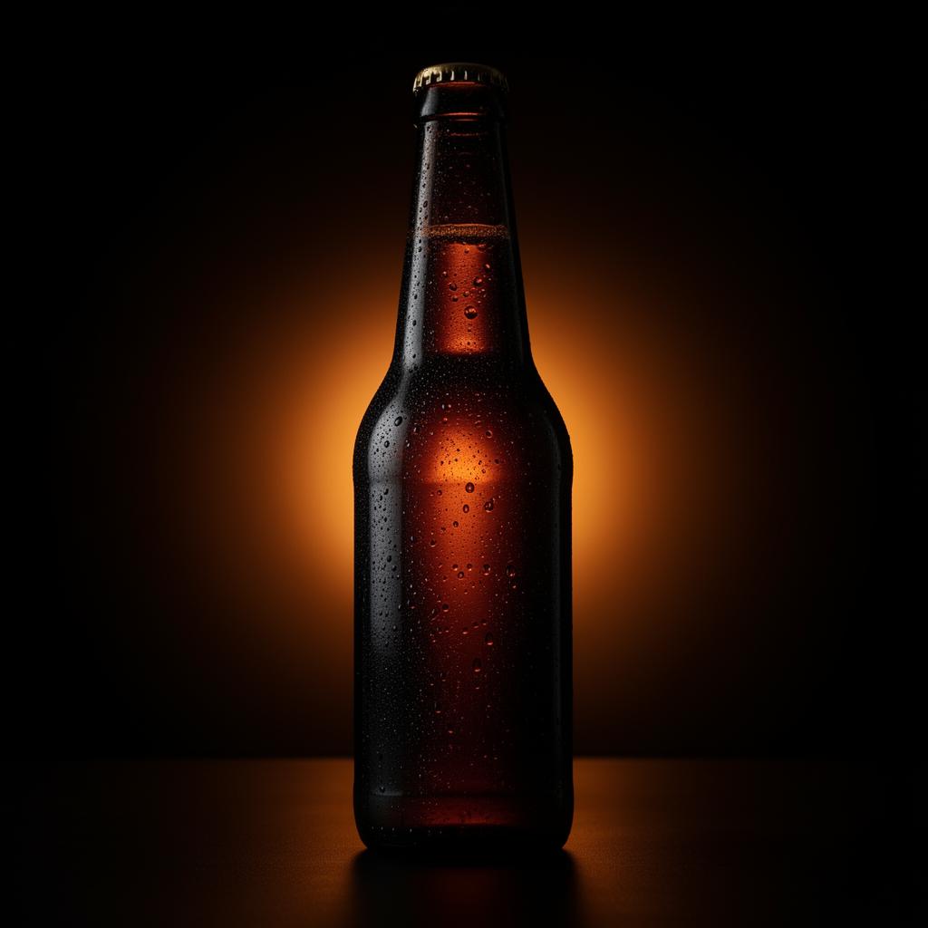 Velvet Ember limited bottle in dramatic amber light